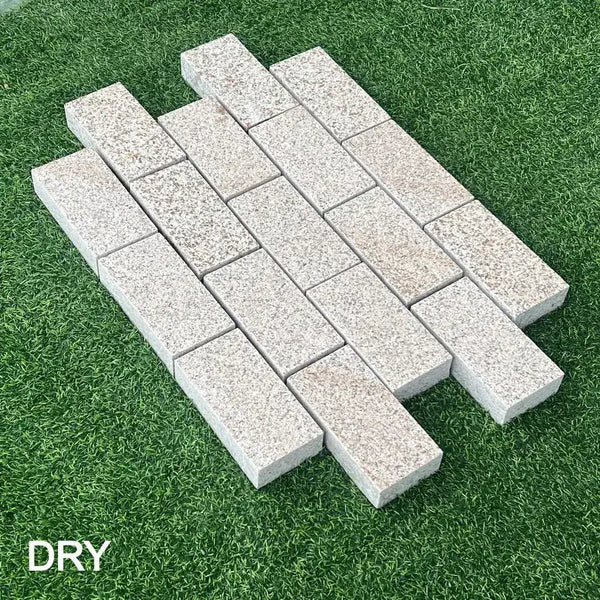 Sawn Granite Setts Yellow Gold Edging Stone 200x100x50mm £51.29/m2