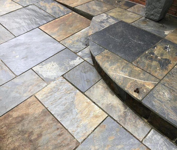 China multicolour slate paving slabs